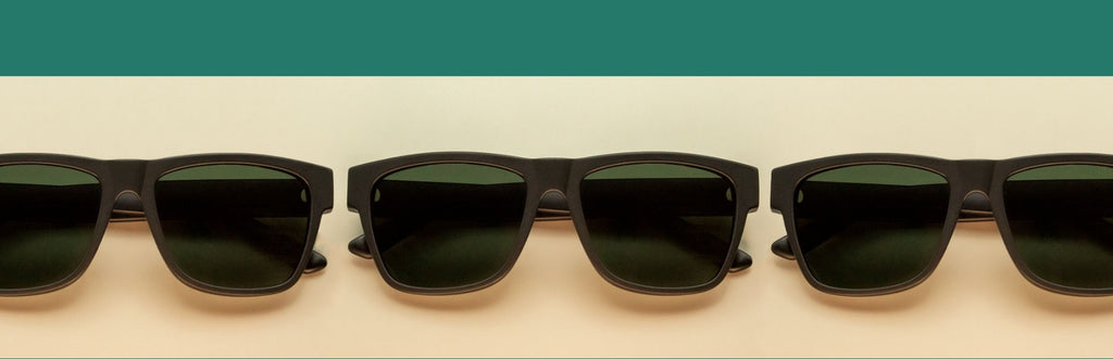 Square acetate sunglasses to support humane animal shelters 