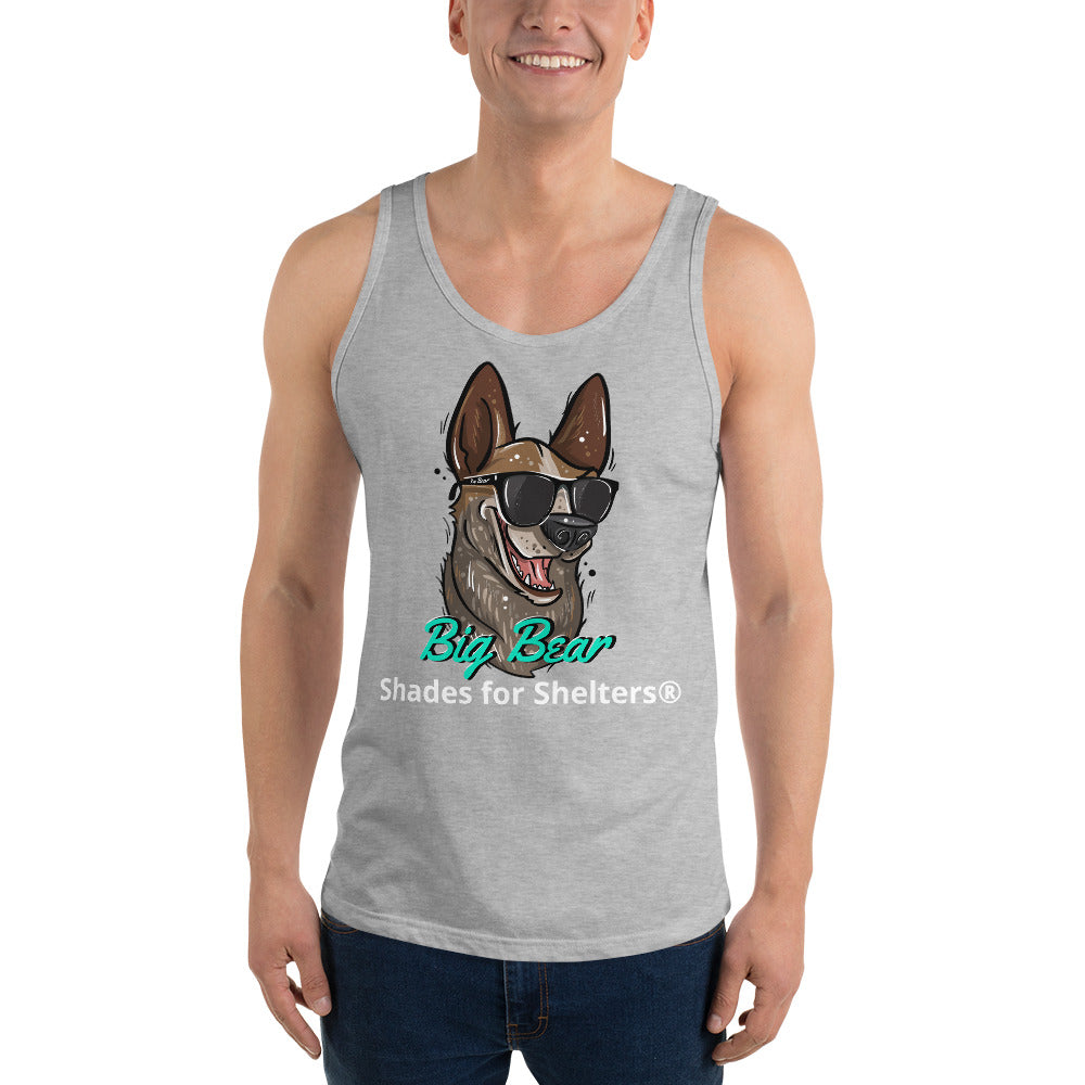 mens shades for shelters light gray tank front