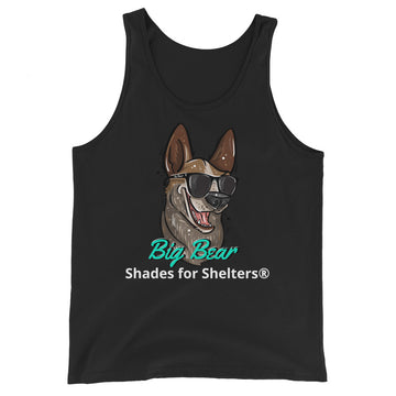 mens shades for shelters black tank front