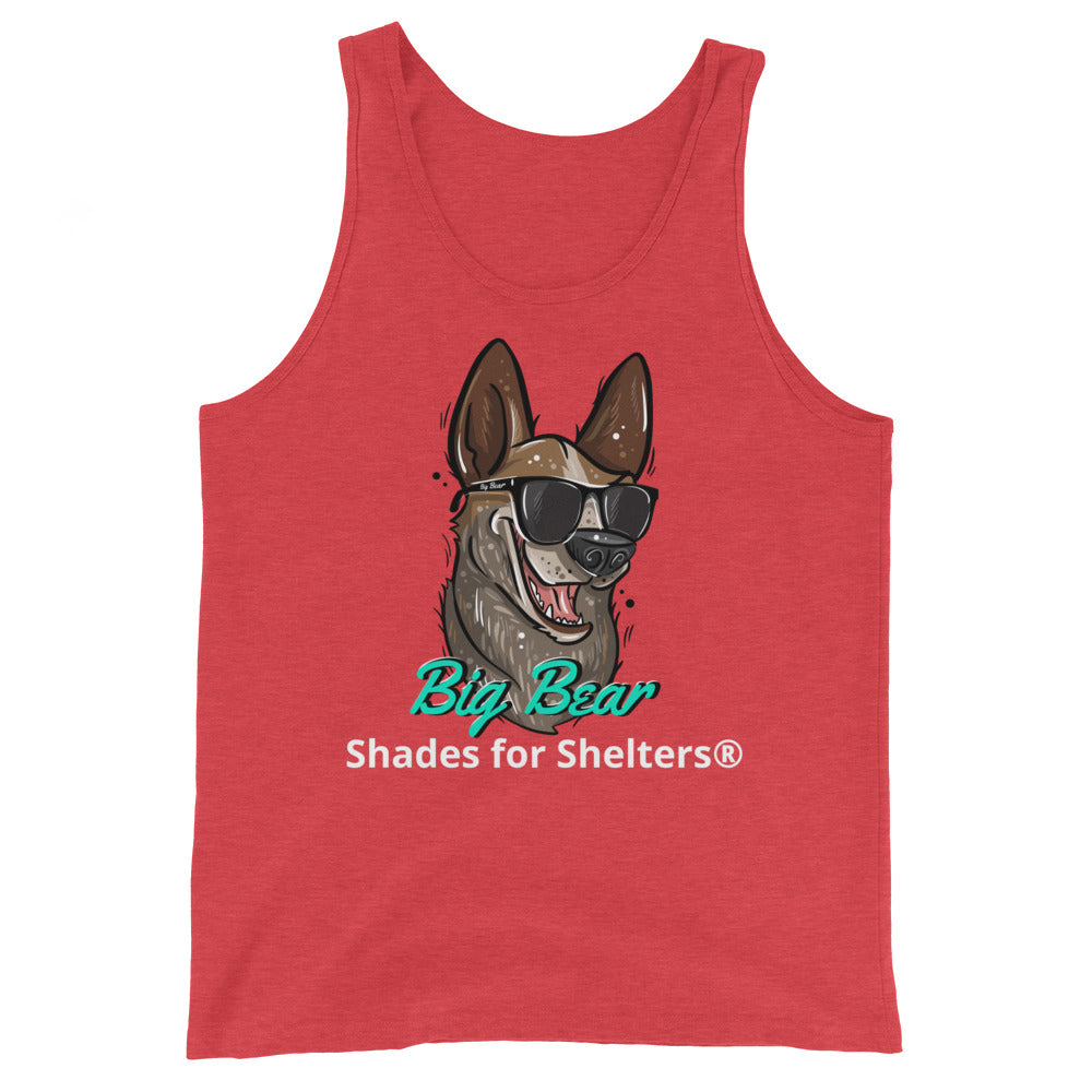 mens shades for shelters red tank front