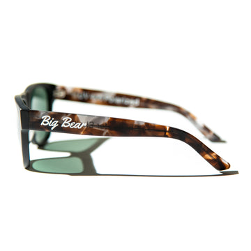 Patrick - Matte Finish Brown Havana Acetate Green Lens  display picture 3