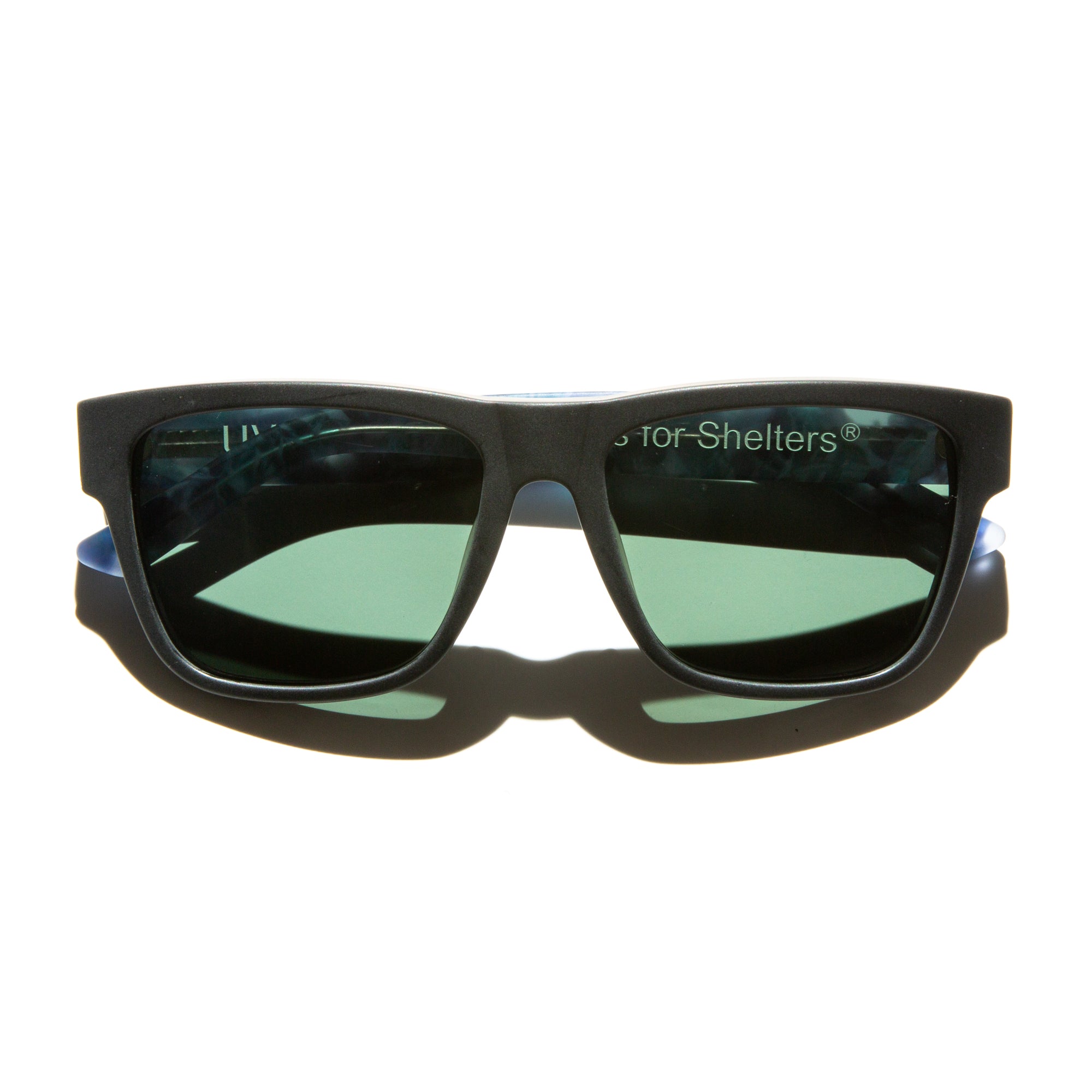 NWT & Case - The Moss Sunglasses - Black-Blue Black Sunglasses | MOSCOT main image 2