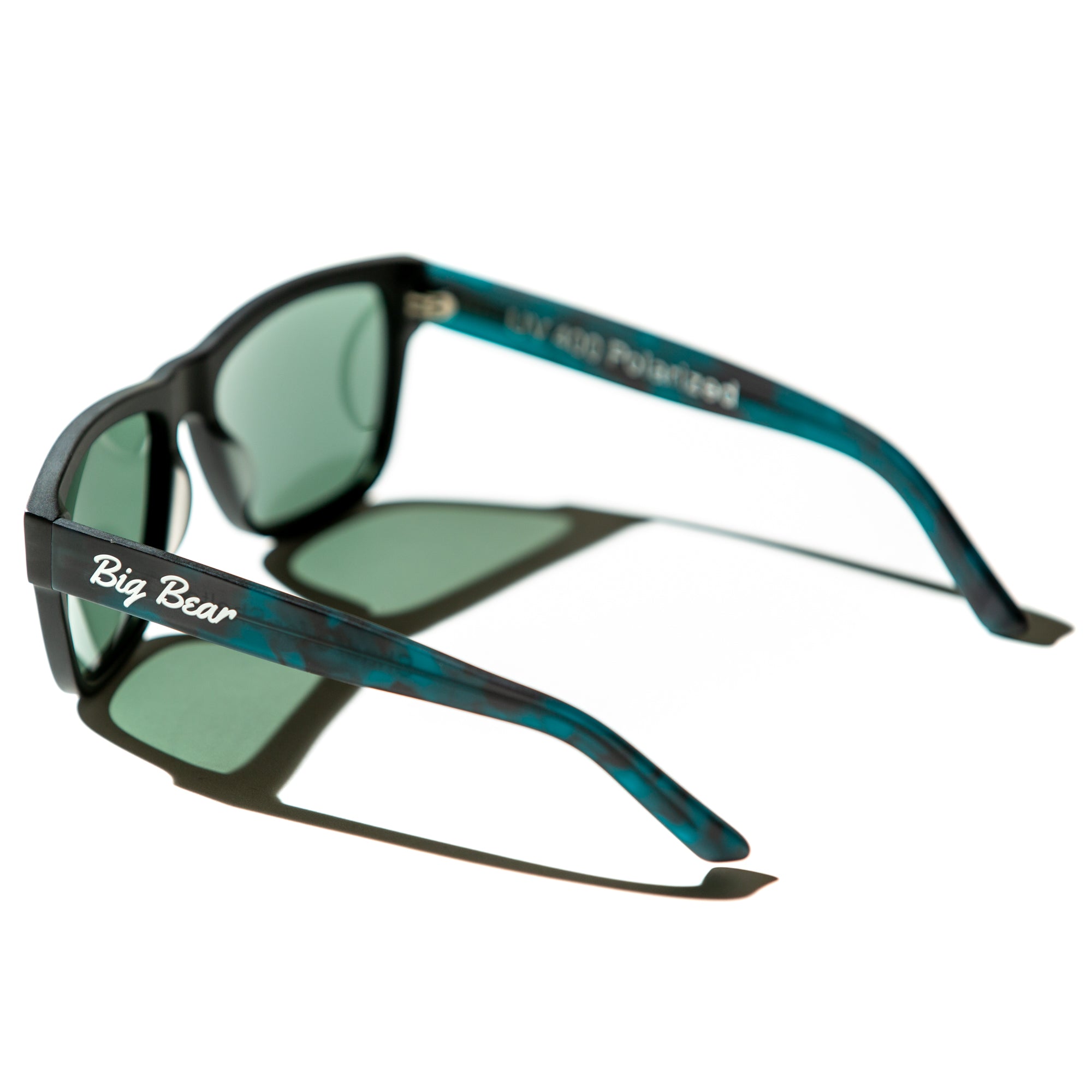 Louie - Matte Finish Green Havana Acetate Green Lens 