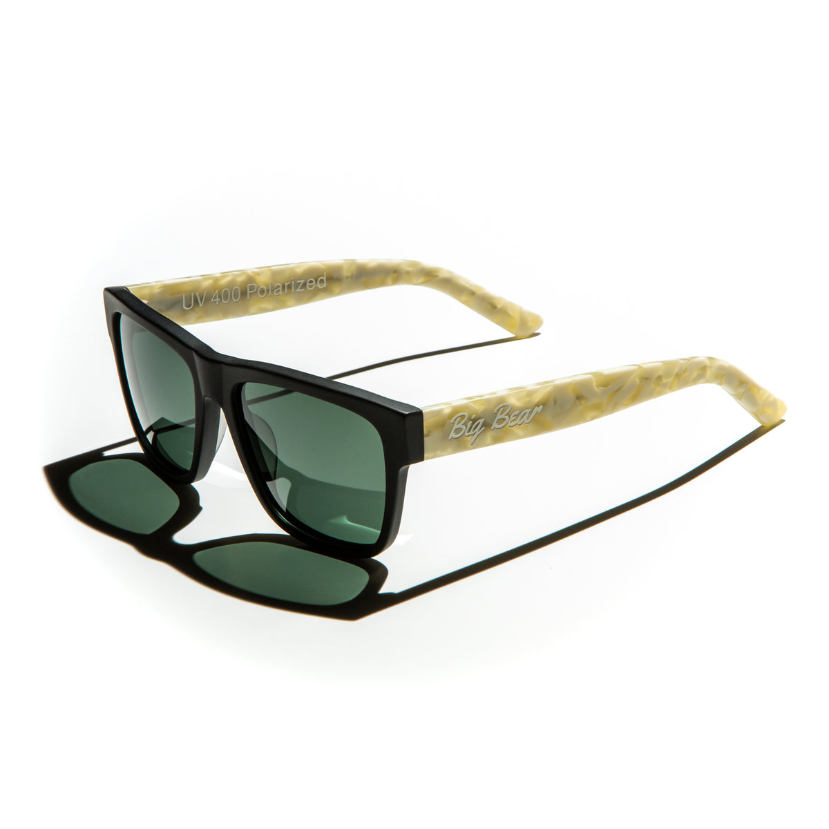 NWOT Havaianas green frame yellow temples & green mirrored lens sunglasses Frida Sunglasses - Honey - Green Lens | Infinit main image 3