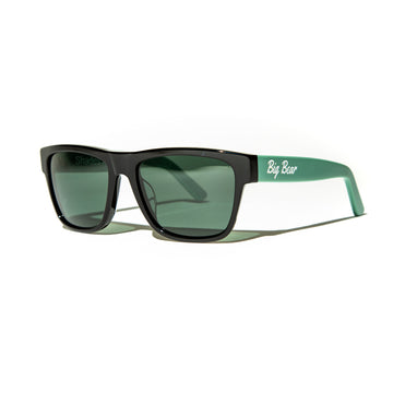 Ron - Polished Mint Green Acetate Green Lens Sunglasses  display picture 1