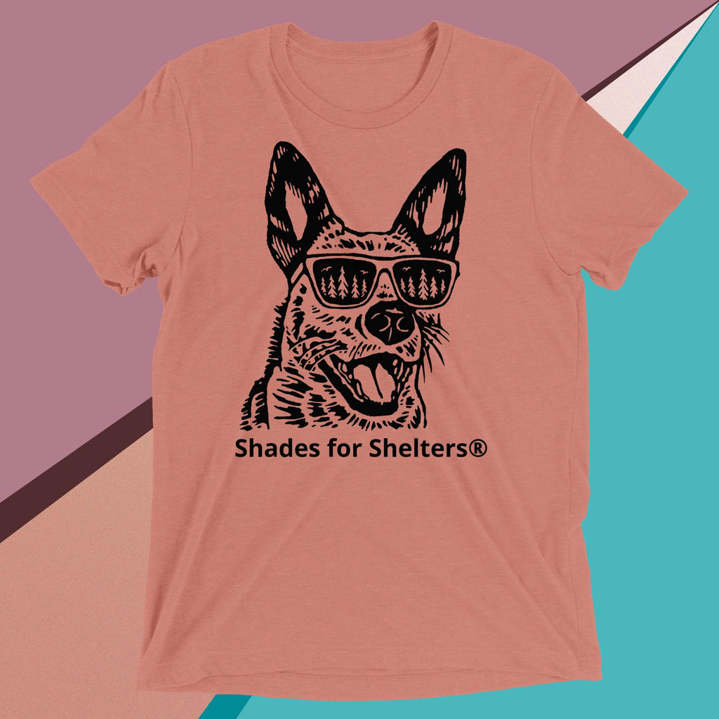 Shades for Shelters tshirt banner free 30 day returns